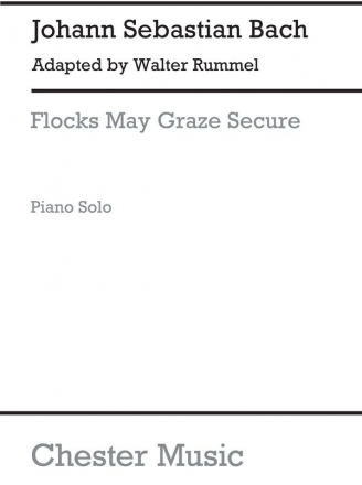 J.S. Bach: Flocks May Graze Secure for Piano Piano Instrumental Work