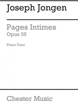 Joseph Jongen: Pages Intimes Piano Duet Instrumental Work