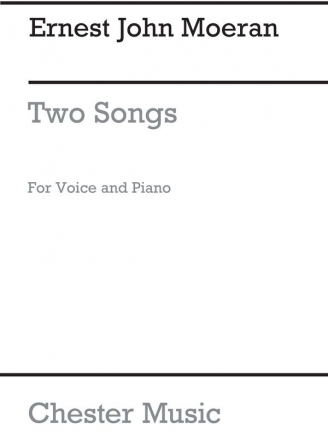 Moeran: Two Songs High Voice, Piano Accompaniment Score