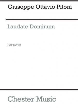 Pitoni: Laudate Dominum (Steele) SATB SATB Vocal Score