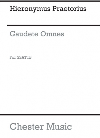 Michael Praetorius: Gaudete Omnes SATB Vocal Score