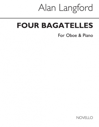 Alan Langford, Four Bagatelles Oboe und Klavier Buch