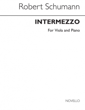 Robert Schumann, Intermezzo (Rostal) Viola und Klavier Buch