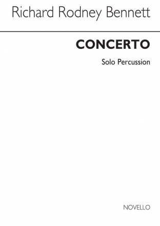 Richard Rodney Bennett, Percussion Concerto Solo Part Percussion Buch