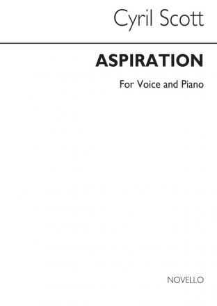 Cyril Scott, Aspiration Voice/Piano Vocal and Piano Buch