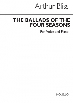 Ballads of The Four Seasons  for high voice and piano