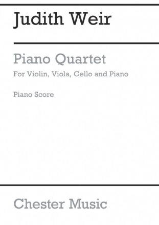 Piano Quartet  for violin, viola, vello, piano piano score