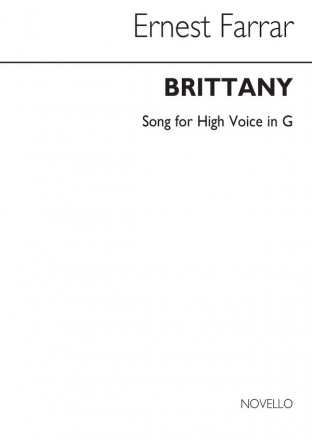 Brittany In G High Voice Vocal Buch