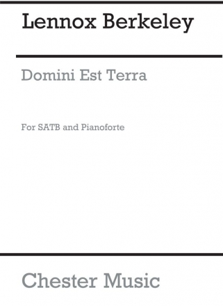 Lennox Berkeley: Domini Est Terra (Vocal Score) SATB, Piano Accompaniment Vocal Score