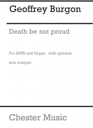 Geoffrey Burgon: Death Be Not Proud (Vocal Score) SATB, Organ Accompaniment, Trumpet Vocal Score