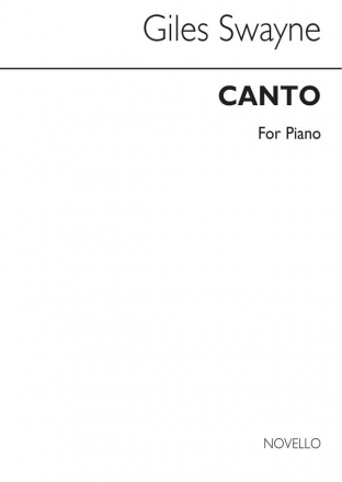 Giles Swayne, Canto For Piano Klavier Buch