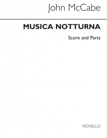 John McCabe, Musica Notturna Violin, Viola and Piano Partitur + Stimmen