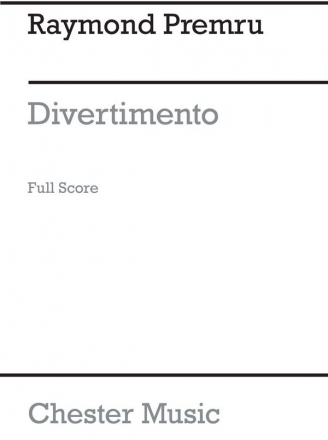 Premru: Divertimento 10 Parts (9 Movements) (Score) Brass Ensemble Score