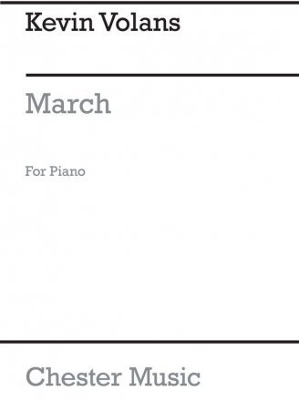 Kevin Volans: March for Piano Piano Instrumental Work