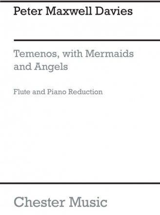 Peter Maxwell Davies: Temenos With Mermaids And Angels (Flute/Piano) Flute, Piano Accompaniment Instrumental Work