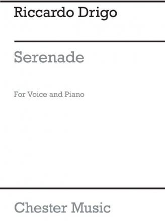 R Drigo: Serenade (Voice And Piano) Voice, Piano Accompaniment Vocal Work