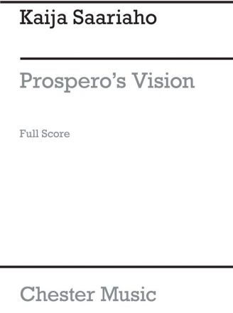 Prospero's Vision for baritone, clarinet, harp, violin and double bass score