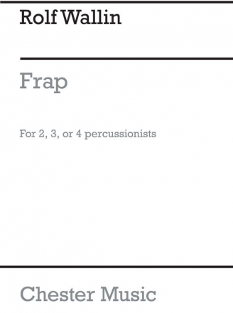 Rolf Wallin: Frap Percussion Score