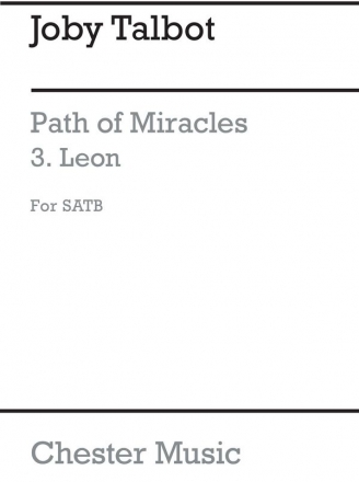 Path of Miracles - 3. Leon  for mixed chorus (SSSSSAAAATTTTBBBB) and crotales (piano) score