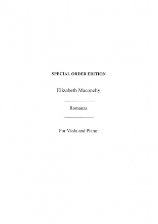 Elizabeth Maconchy: Romanza Viola, Piano Accompaniment Instrumental Work