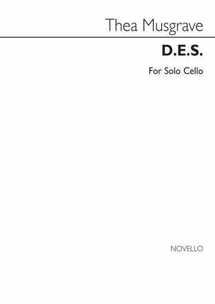 Thea Musgrave, D.E.S. - In Celebration Cello Buch