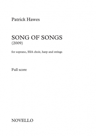 Song of Songs  for soprano, female chorus (SSA), harp and strings full score