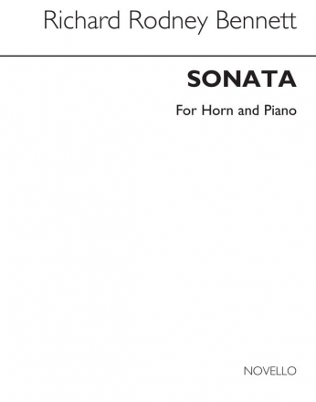 Richard Rodney Bennett, Sonata for Horn and Piano Horn und Klavier Buch