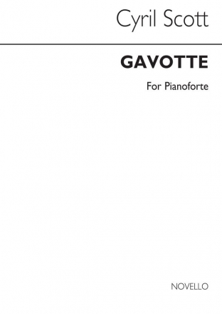 Cyril Scott, Gavotte for Piano Klavier Buch