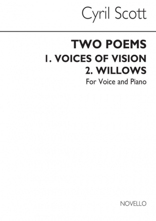 Cyril Scott, Two Poems Op24 Vocal and Piano Buch