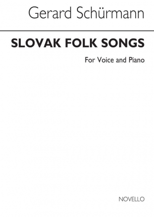 Gerard Schurmann, Slovak Folk Songs for Voice and Piano Vocal and Piano Buch