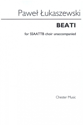 Beati for mixed chorus a cappella vocal score (la)