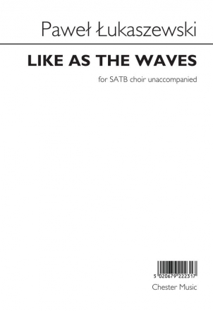 Like as the Waves for mixed choir unacompanied score