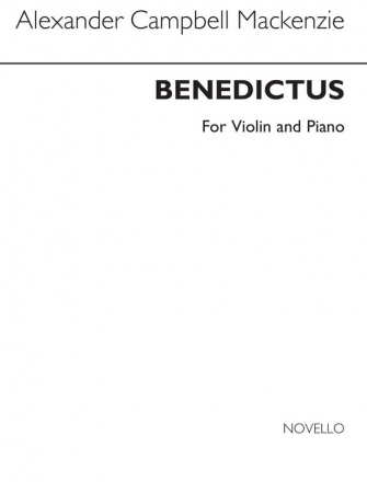 A.C. MacKenzie, Benedictus for Violin and Piano Violine und Klavier Buch