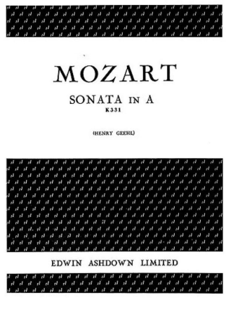 Sonata in A KV331 for piano