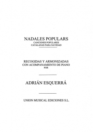 Nadales Populares Vocal Buch