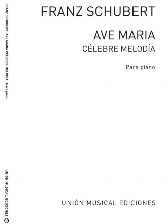 Franz Schubert, Ave Maria Facil Klavier Buch