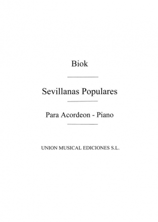 Sevillanas Populares Accordion Buch