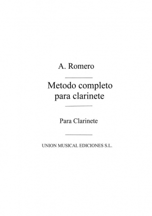 Metodode Clarinete - Apendice Clarinet Buch