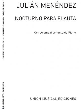 Julian Menndez, Nocturo For Flute And Piano Flte und Klavier Buch