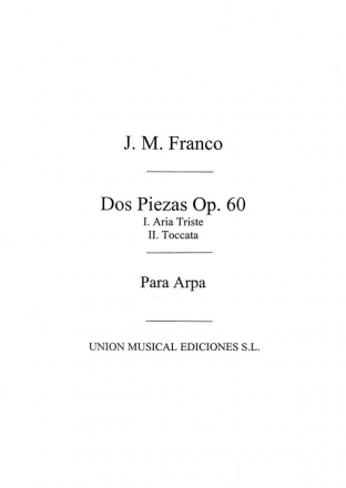 Dos Piezas Op.60 Harp Buch