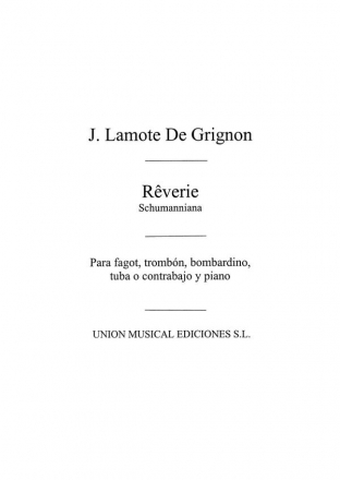 Reverie Fagott und Klavier Buch