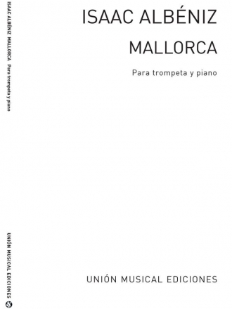 Isaac Albniz, Mallorca Barcarola Trompete und Klavier Buch