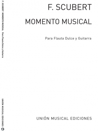 Momento Musical Op.94 No.3 Flte und Gitarre Buch