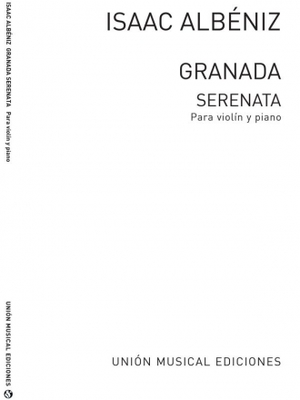 Isaac Albniz, Granada Serenata Violine und Klavier Buch