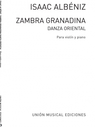 Zambra Granadina  para violn y piano