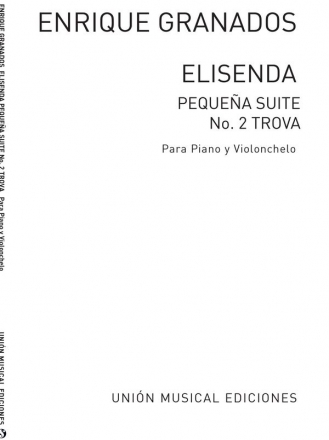 Elisenda Trova Cello und Klavier Buch