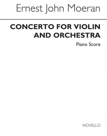 E.J. Moeran, Concerto For Violin (Violin/Piano) Violine und Klavier Buch