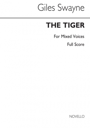 Giles Swayne, The Tiger Op. 68 Voice SATB Buch