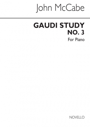 John McCabe, Gaudi Study No.3 for Piano Klavier Buch