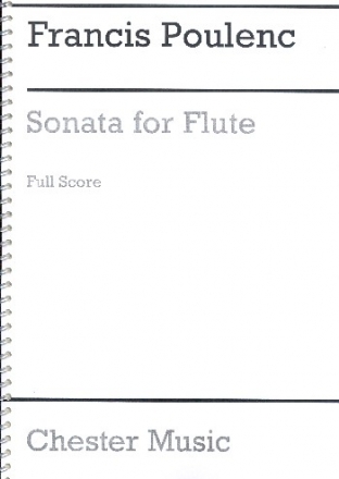 Sonata for flute and orchestra score,  archive copy